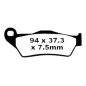 Klocki hamulcowe EBC FA 181 MXS (2 szt.) Klocki hamulcowe EBC FA 181 MXS (2 szt.)