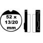 Klocki hamulcowe EBC FA 013 (2 szt.)