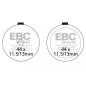 Klocki hamulcowe EBC FA 046 (2 szt.) Klocki hamulcowe EBC FA 046 (2 szt.)