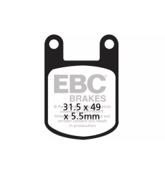 Klocki hamulcowe EBC FA 050 (2 szt.)