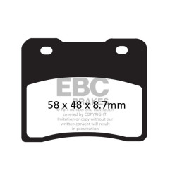 Klocki hamulcowe EBC FA102 (kpl. na 1 tarcze)