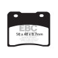 Klocki hamulcowe EBC FA102 (kpl. na 1 tarcze) Klocki hamulcowe EBC FA102 (kpl. na 1 tarcze)