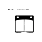 Klocki hamulcowe EBC FA 036 V (2 szt.) Klocki hamulcowe EBC FA 036 V (2 szt.)