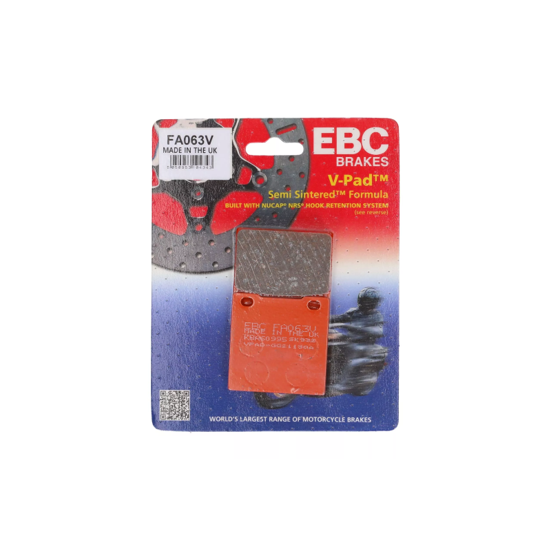 Klocki hamulcowe EBC FA 063 V (2 szt.) Klocki hamulcowe EBC FA 063 V (2 szt.)