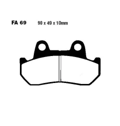 Klocki hamulcowe EBC FA 069 V (2 szt.)