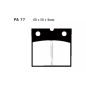 Klocki hamulcowe EBC FA 077 V (2 szt.) Klocki hamulcowe EBC FA 077 V (2 szt.)