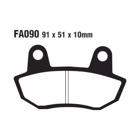 Klocki hamulcowe EBC FA 090 V (2 szt.)