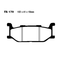 Klocki hamulcowe EBC FA 179 V (2 szt.)