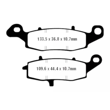 Klocki hamulcowe EBC FA 231/2 V (2 szt.)
