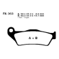 Klocki hamulcowe EBC FA 363 V (2 szt.) Klocki hamulcowe EBC FA 363 V (2 szt.)