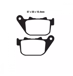 Klocki hamulcowe EBC FA 387 V (2 szt.)