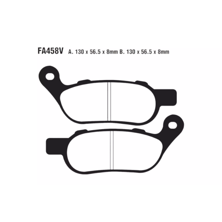 Klocki hamulcowe EBC FA 458 V (2 szt.)