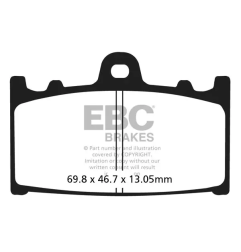 Klocki hamulcowe EBC FA 366 VLD (2 szt.)