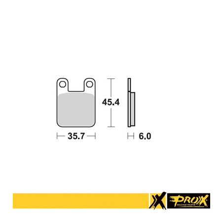 PROX KLOCKI HAMULCOWE KH115 KTM SX 60/65 '98-01 PRZÓD