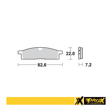 PROX KLOCKI HAMULCOWE KH119 YAMAHA YZ 80/85 '93-19, YZ 65 '19-20, TTR 125 '00-18 PRZÓD