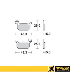 PROX KLOCKI HAMULCOWE KH325 KTM SX 50 PRZÓD / TYŁ, SX 65 TYŁ