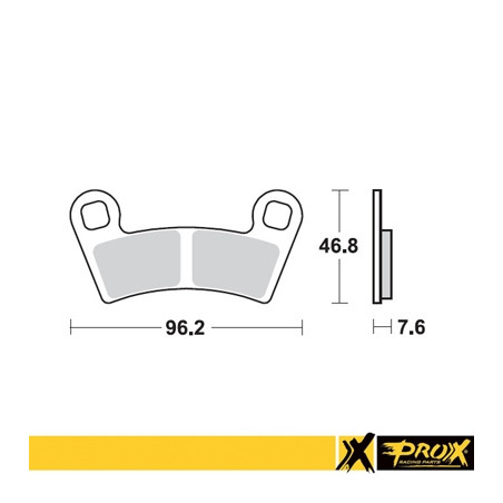 PROX KLOCKI HAMULCOWE KH456 POLARIS 450/525 Outlaw '08-11 PRZÓD