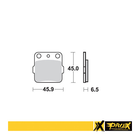 PROX KLOCKI HAMULCOWE KH84 / KH84/3 HONDA CR 80/85 '86-07, CRF 150R '07-09 PRZÓD, YAMAHA YZ 80/85 '93-19