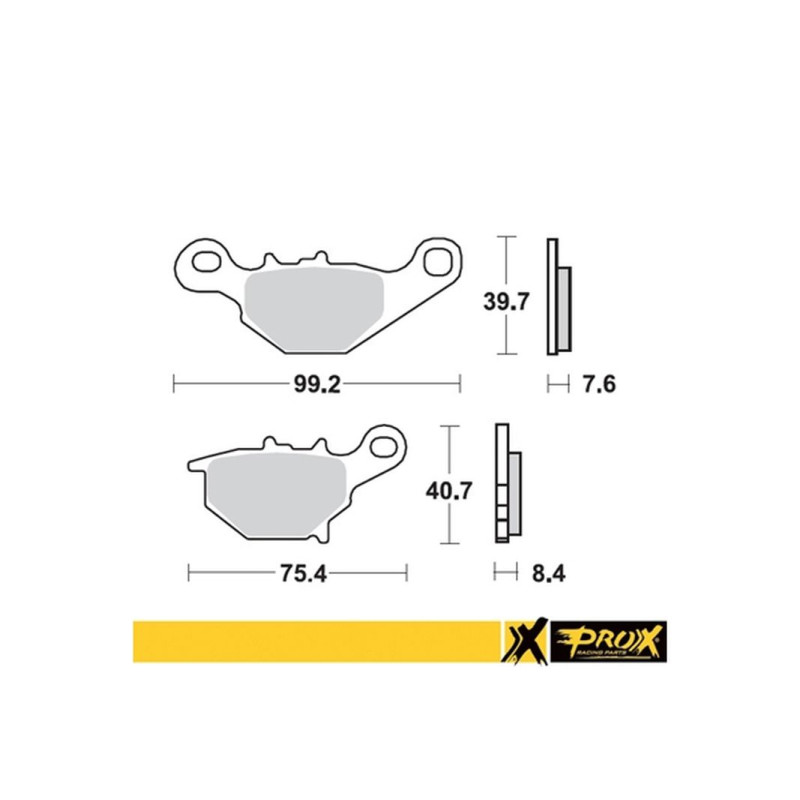 PROX KLOCKI HAMULCOWE KH401 SUZUKI RM 85 '05-22 TYŁ PROX KLOCKI HAMULCOWE KH401 SUZUKI RM 85 '05-22 TYŁ