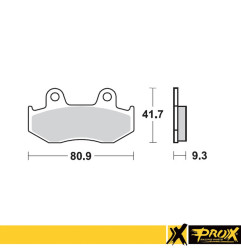 PROX KLOCKI HAMULCOWE KH323 YAMAHA YFZ 450R '09-19 TYŁ