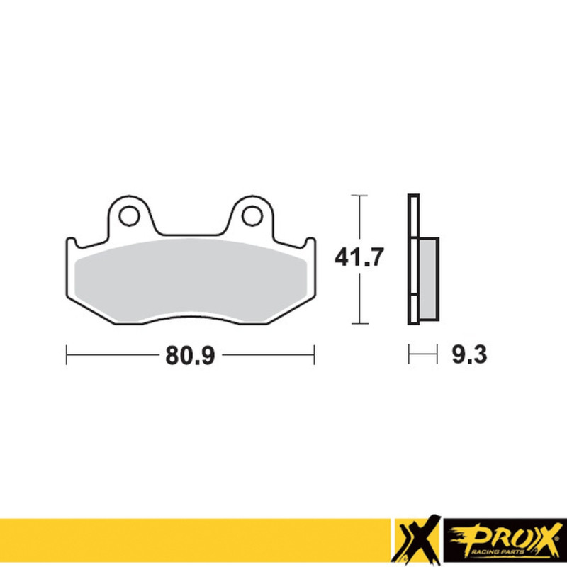 PROX KLOCKI HAMULCOWE KH323 YAMAHA YFZ 450R '09-19 TYŁ PROX KLOCKI HAMULCOWE KH323 YAMAHA YFZ 450R '09-19 TYŁ