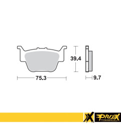 PROX KLOCKI HAMULCOWE KH373 HONDA TRX 450R '04-14 TYŁ