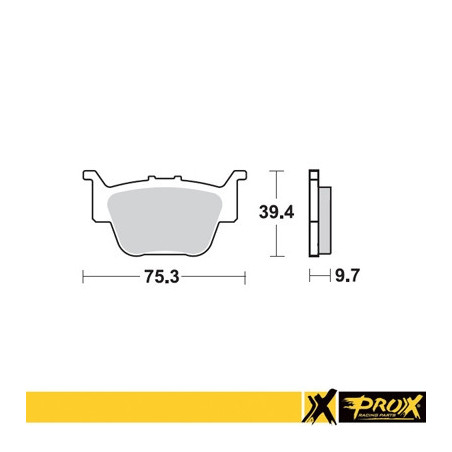 PROX KLOCKI HAMULCOWE KH373 HONDA TRX 450R '04-14 TYŁ