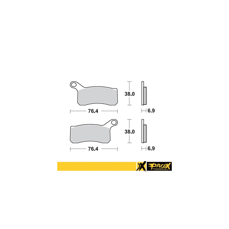 PROX KLOCKI HAMULCOWE KH462 KTM 450/505/525 SX/XC ATV '08-12 PRZÓD PROX KLOCKI HAMULCOWE KH462 KTM 450/505/525 SX/XC ATV '08-12 PRZÓD