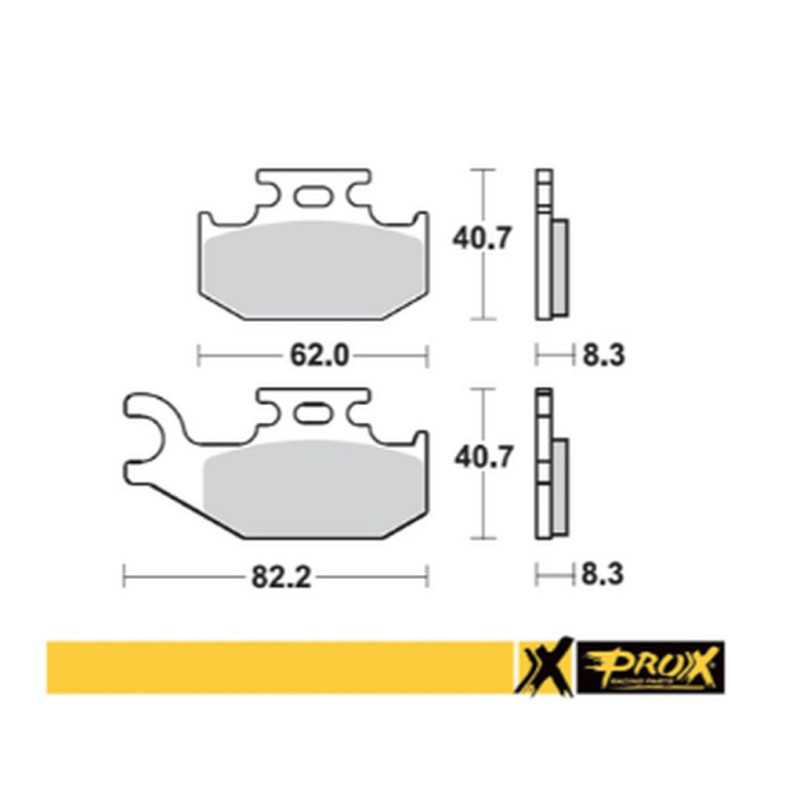 PROX KLOCKI HAMULCOWE KH414 SUZUKI LT-A/F 400F '08-'15, LT-A 450X '07-'10, LT-A 700X '05-'07 PROX KLOCKI HAMULCOWE KH414 SUZUKI LT-A/F 400F '08-'15, LT-A 450X '07-'10, LT-A 700X '05-'07