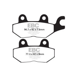 Klocki hamulcowe EBC FA215HH wzmacniane (kpl. na 1 tarcze) OUTLET
