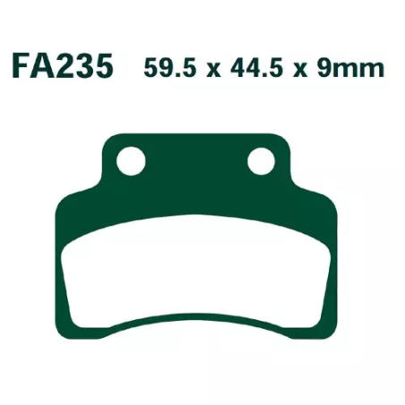 Klocki hamulcowe EBC FA 235 SFAC (2 szt.)