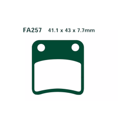Klocki hamulcowe EBC FA 257 SFAC (2 szt.)
