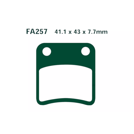 Klocki hamulcowe EBC FA 257 SFAC (2 szt.)