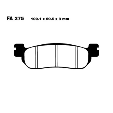 Klocki hamulcowe EBC FA 275 SFAC (2 szt.)