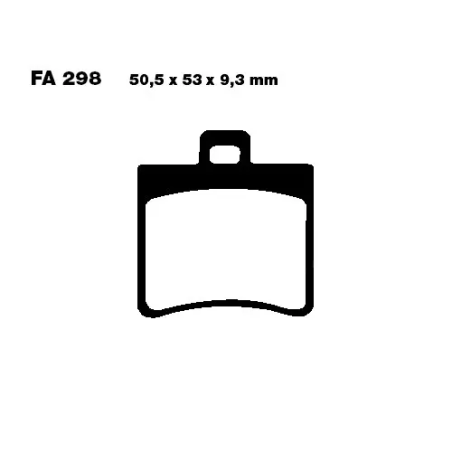 Klocki hamulcowe EBC FA 298 SFAC (2 szt.)