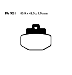 Klocki hamulcowe EBC FA 321 SFAC (2 szt.)