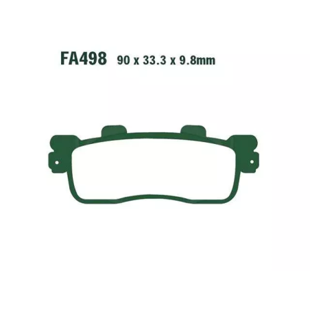 Klocki hamulcowe EBC FA 498 SFAC (2 szt.)