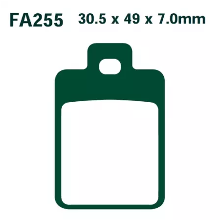 Klocki hamulcowe EBC FA 255 SFA (2 szt.)