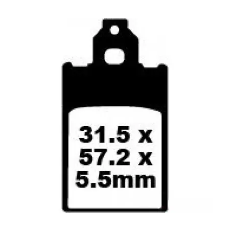 Klocki hamulcowe EBC FA 116 SFA (2 szt.)