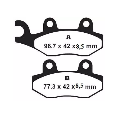 Klocki hamulcowe EBC FA 228 SFA (2 szt.)
