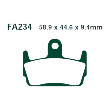 Klocki hamulcowe EBC FA 234 SFA (2 szt.)