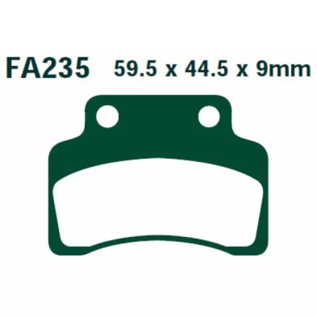 Klocki hamulcowe EBC FA 235 SFA (2 szt.)