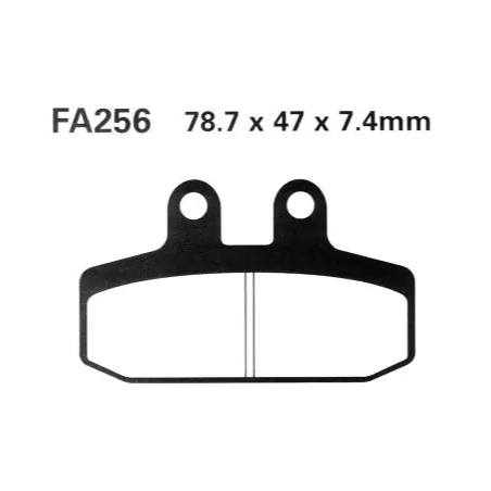 Klocki hamulcowe EBC FA 256 SFA (2 szt.)