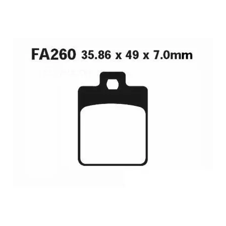 Klocki hamulcowe EBC FA 260 SFA (2 szt.)