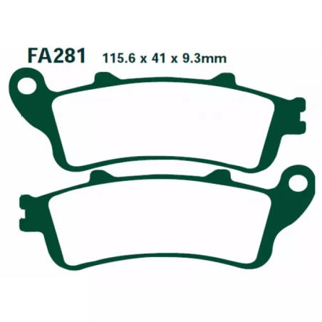 Klocki hamulcowe EBC FA 281 SFA (2 szt.)