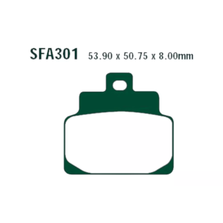 Klocki hamulcowe EBC FA 301 SFA (2 szt.)