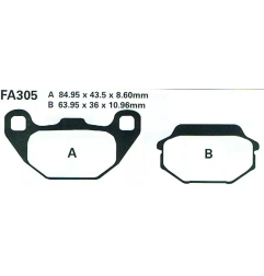 Klocki hamulcowe EBC FA 305 SFA (2 szt.)