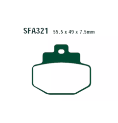 Klocki hamulcowe EBC FA 321 SFA (2 szt.)