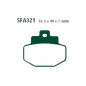 Klocki hamulcowe EBC FA 321 SFA (2 szt.) Klocki hamulcowe EBC FA 321 SFA (2 szt.)