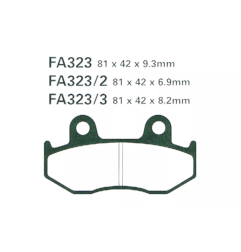 Klocki hamulcowe EBC FA 323/3 SFA (2 szt.)